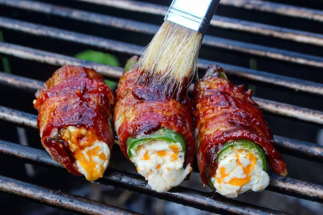 Bacon Wrapped BBQ Jalapeno Poppers